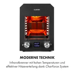 Hannibal Hochtemperaturgrill Indoor 2.200W 850°C Edelstahl Schwarz -Haushaltsgerätegeschäft 10034804 de 0003 logo