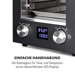 Hannibal Hochtemperaturgrill Indoor 2.200W 850°C Edelstahl Schwarz -Haushaltsgerätegeschäft 10034804 de 0005 logo