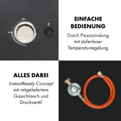 Pasadena Gas-Räuchergrill 2,5 KW Heizleistung 180 °C / 350 °F Max. -Haushaltsgerätegeschäft 10034818 de 0008 logo