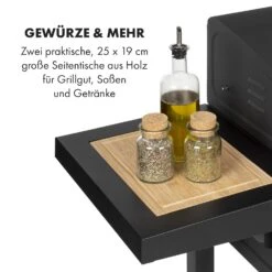 Meat Machine Holzkohlegrill BBQ 45x32,5cm Thermometer Bodenrollen -Haushaltsgerätegeschäft 10034819 de 0005 logo
