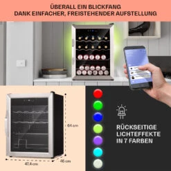 Coachella 60 Kühlschrank 60 Liter WiFi-Funktion Hintergrundbeleuchtung -Haushaltsgerätegeschäft 10034821 de 0006 usp