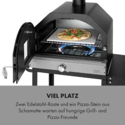 Pizzaiolo Pro Pizza-Gasgrill 76x143x66cm Schamottestein Stahl Mobil -Haushaltsgerätegeschäft 10034844 de 0003 logo