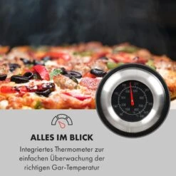 Pizzaiolo Pro Pizza-Gasgrill 76x143x66cm Schamottestein Stahl Mobil -Haushaltsgerätegeschäft 10034844 de 0006 logo