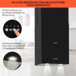 Structura Inselabzugshaube Abluft 641 M³/h Max. LED-Licht Edelstahl -Haushaltsgerätegeschäft 10034850 de 0004 usp