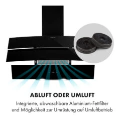 Antonia Dunstabzugshaube Kopffrei 90cm 350m³/h Touch-Bedienfeld Glas -Haushaltsgerätegeschäft 10034868 de 0003 logo