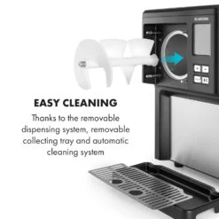 Sweet Sundae Eiscrememaschine Kompressor 1,5l Edelstahl Schwarz -Haushaltsgerätegeschäft 10034911 uk 0008 logo Klarstein Sahnehaeubchen Eiscrememaschine schwarz