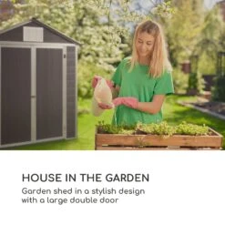 Schatzkammer Gartenschuppen UV-Schutz PVC Schloss Seitenfenster Grau 12 Schatzkammer Gartenschuppen UV-Schutz PVC Schloss Seitenfenster Grau -Haushaltsgerätegeschäft 10034925 uk 0002 logo blumfeldt Schatzkammer Gartenschuppen blau