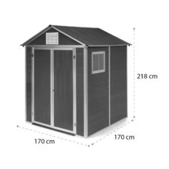 Schatzkammer Gartenschuppen UV-Schutz PVC Schloss Seitenfenster Grau 19 Schatzkammer Gartenschuppen UV-Schutz PVC Schloss Seitenfenster Grau -Haushaltsgerätegeschäft 10034925 yy 0009 logo blumfeldt Schatzkammer Gartenschuppen blau