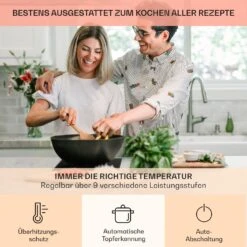 Kochheld Doppel-Induktionskochfeld 2900W Dreh-Regler Glas Schwarz 15 Kochheld Doppel-Induktionskochfeld 2900W Dreh-Regler Glas Schwarz -Haushaltsgerätegeschäft 10034946 de 0005 usp