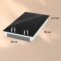 Kochheld Doppel-Induktionskochfeld 2900W Dreh-Regler Glas Schwarz 19 Kochheld Doppel-Induktionskochfeld 2900W Dreh-Regler Glas Schwarz -Haushaltsgerätegeschäft 10034946 yy 0011 dimensions