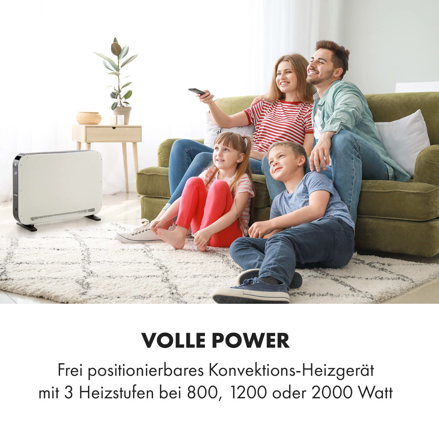 Baltrum Elektroheizung Konvektor 2000 W Standgerät 4 Baltrum Elektroheizung Konvektor 2000 W Standgerät – Bild 2