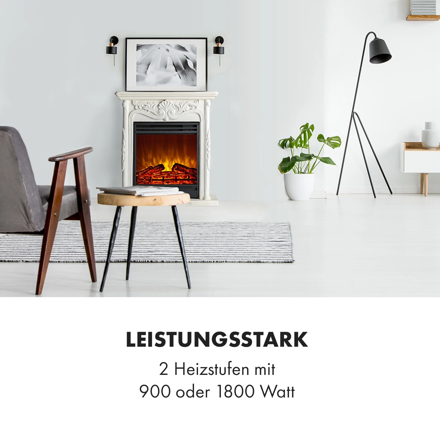 Etna Pozzolana Elektrokamin 1800W Wochentimer Fernbedienung 4 Etna Pozzolana Elektrokamin 1800W Wochentimer Fernbedienung – Bild 2