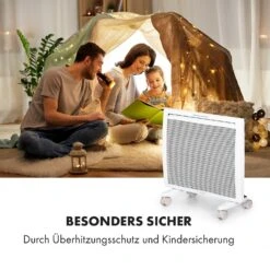 Klarstein Hot Spot Slimcurve Double Wave 2-in-1 Heizgerät 1000W Wochentimer Weiß -Haushaltsgerätegeschäft 10035059 de 0007 logo