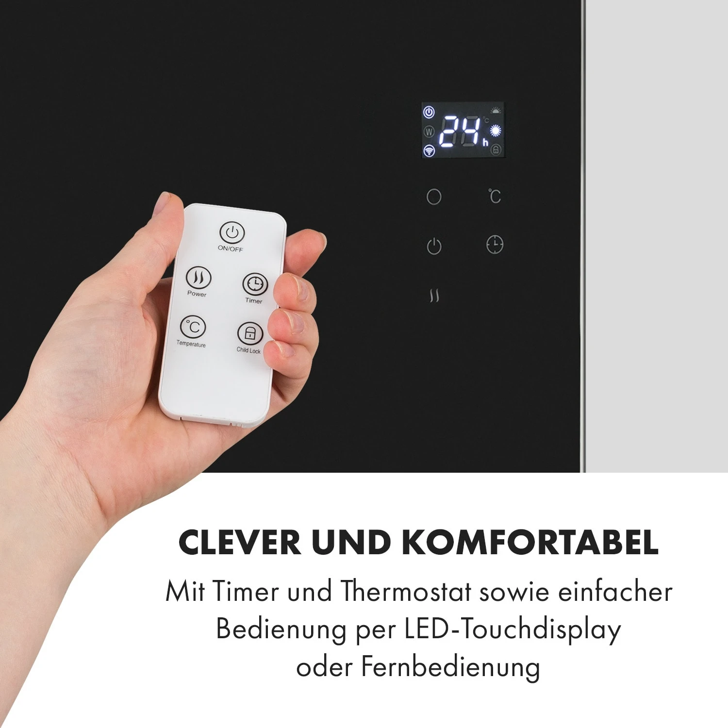 Hot Spot Crystal Spotless Smart Infrarotheizung 59x112cm 750W App-Steuerung 7 Hot Spot Crystal Spotless Smart Infrarotheizung 59x112cm 750W App-Steuerung – Bild 5