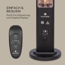 Heat Guru Plus Outdoor Heizstrahler 1200W 3 Heizstufen Fernbedienung -Haushaltsgerätegeschäft 10035095 de 0006 logo