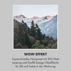 Wonderwall Air Art Smart Infrarotheizung 60x60cm 350W Wandinstallation App-Steuerung Berge -Haushaltsgerätegeschäft 10035113 de 0005 logo