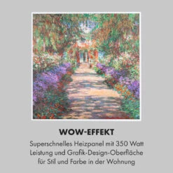 Wonderwall Air Art Smart Infrarotheizung 60x60cm 350W Wandinstallation App-Steuerung Gartenweg -Haushaltsgerätegeschäft 10035117 de 0005 logo