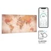 Wonderwall Air Art Smart Infrarotheizung 120x60cm 700W Wandinstallation App-Steuerung Weltkarte -Haushaltsgerätegeschäft 10035128 yy 0001 titel Klarstein WonderwallAirArt Smart 700W60x120 Map