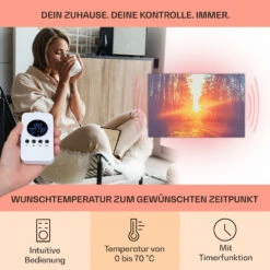 Wonderwall Air Art Infinite 580 Infrarotheizung 90x60 Cm -Haushaltsgerätegeschäft 10035172 de 0003 usp