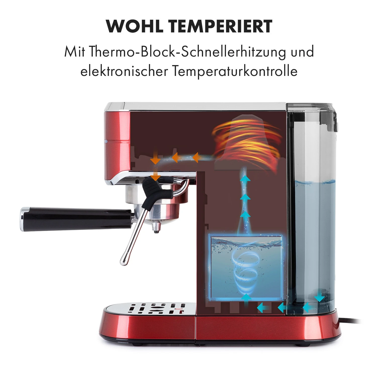 Futura Espressomaker 20 Bar 1450 Watt 20 Bar Wassertank: 1,25 Liter Rostfreier Edelstahl 5 Futura Espressomaker 20 Bar 1450 Watt 20 Bar Wassertank: 1,25 Liter Rostfreier Edelstahl – Bild 3