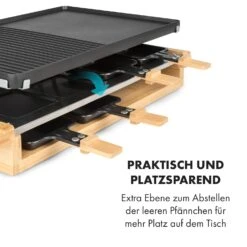 Tournedo Raclette 1200W Aluminiumguss 8 Personen Holz-Dekor -Haushaltsgerätegeschäft 10035219 de 0005 logo