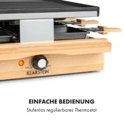 Tournedo Raclette 1200W Aluminiumguss 8 Personen Holz-Dekor -Haushaltsgerätegeschäft 10035219 de 0006 logo