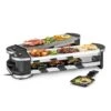 Tenderloin 50/50 Raclette-Grill 1200W 8 Personen Natursteinplatte Metallgrillplatte -Haushaltsgerätegeschäft 10035260 yy 0001 titel