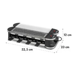 Tenderloin 50/50 Raclette-Grill 1200W 8 Personen Natursteinplatte Metallgrillplatte 17 Tenderloin 50/50 Raclette-Grill 1200W 8 Personen Natursteinplatte Metallgrillplatte -Haushaltsgerätegeschäft 10035260 yy 0008 logo Klarstein Tenderloin 50 50 Raclettegrill weiss