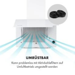 Amelia Dunstabzugshaube 123W 60x47x23,5cm LED-Licht Touch Glas -Haushaltsgerätegeschäft 10035282 de 0006 logo