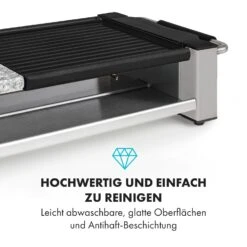 Bistecca Raclette 1200W Metall / Stein 8 Personen Kontroll-LED 12 Bistecca Raclette 1200W Metall / Stein 8 Personen Kontroll-LED -Haushaltsgerätegeschäft 10035293 de 0003 logo