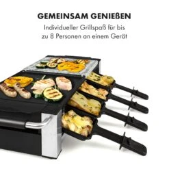 Bistecca Raclette 1200W Metall / Stein 8 Personen Kontroll-LED 14 Bistecca Raclette 1200W Metall / Stein 8 Personen Kontroll-LED -Haushaltsgerätegeschäft 10035293 de 0005 logo
