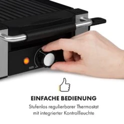 Bistecca Raclette 1200W Metall / Stein 8 Personen Kontroll-LED 16 Bistecca Raclette 1200W Metall / Stein 8 Personen Kontroll-LED -Haushaltsgerätegeschäft 10035293 de 0007 logo