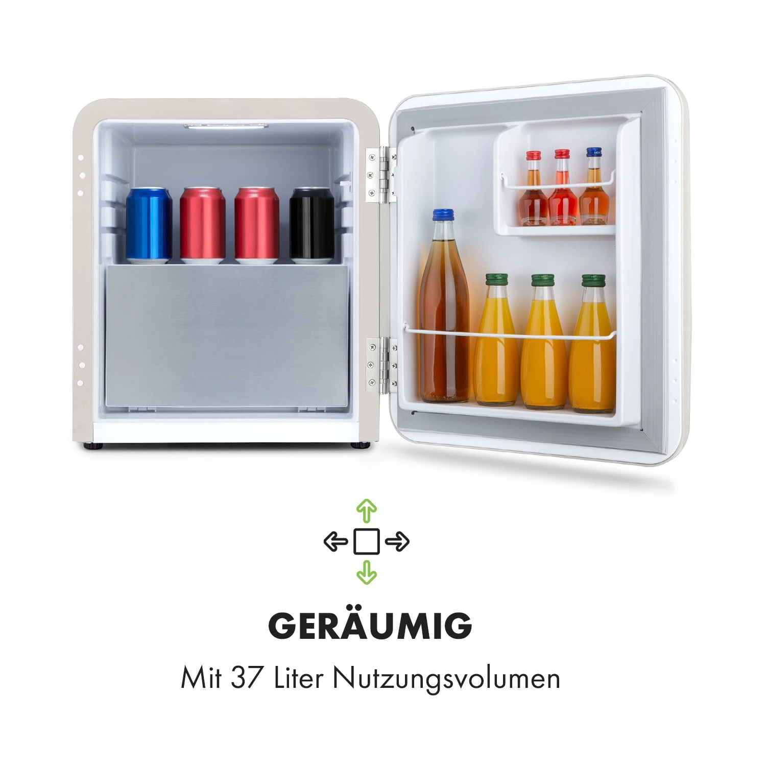 Audrey Mini 2in1 Kühlschrank EEC F Gefrierfach LED 5 Audrey Mini 2in1 Kühlschrank EEC F Gefrierfach LED – Bild 3