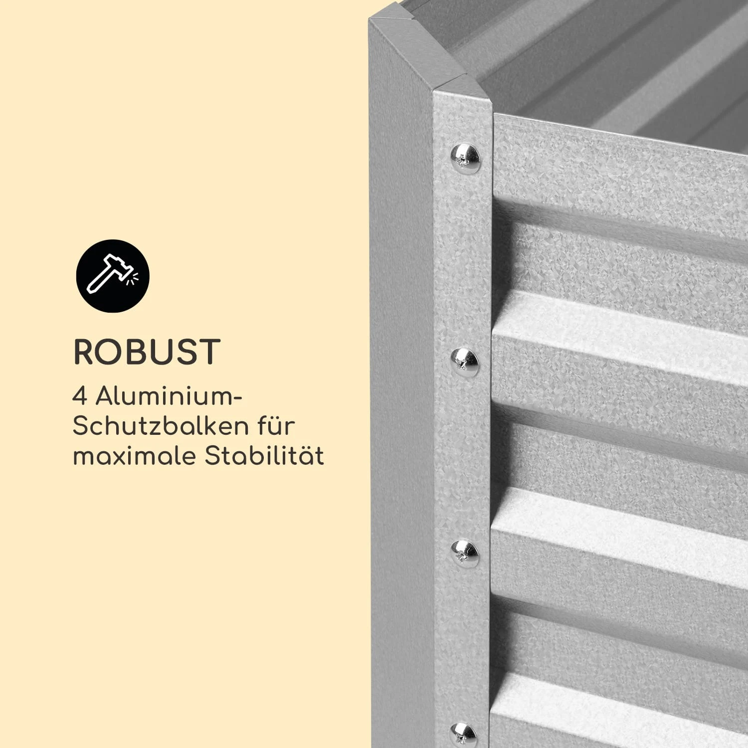 High Grow Straight Hochbeet 120x60x60cm 432l Stahl 7 High Grow Straight Hochbeet 120x60x60cm 432l Stahl – Bild 5