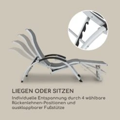 Sunnyvale Liegestuhl Mit Fußteil Aluminium 4-Stufen 13 Sunnyvale Liegestuhl Mit Fußteil Aluminium 4-Stufen -Haushaltsgerätegeschäft 10035337 de 0004 logo