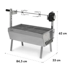 Sauenland Mini Rotisserie-Grill Drehspieß 4W 12kg Max. Edelstahl -Haushaltsgerätegeschäft 10035371 yy 0007 dimensions