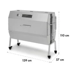 Sauenland Pro XL Spanferkelgrill Drehspieß 15W 4 Rollen Edelstahl -Haushaltsgerätegeschäft 10035373 yy 0009 logo Klarstein Sauenland Pro XL Spanferkelgrill