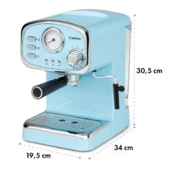 Espressionata Gusto Espressomaschine 1100W 15 Bar Druck -Haushaltsgerätegeschäft 10035377 yy 0009 logo Klarstein Espressionata Gusto Espressomaschine