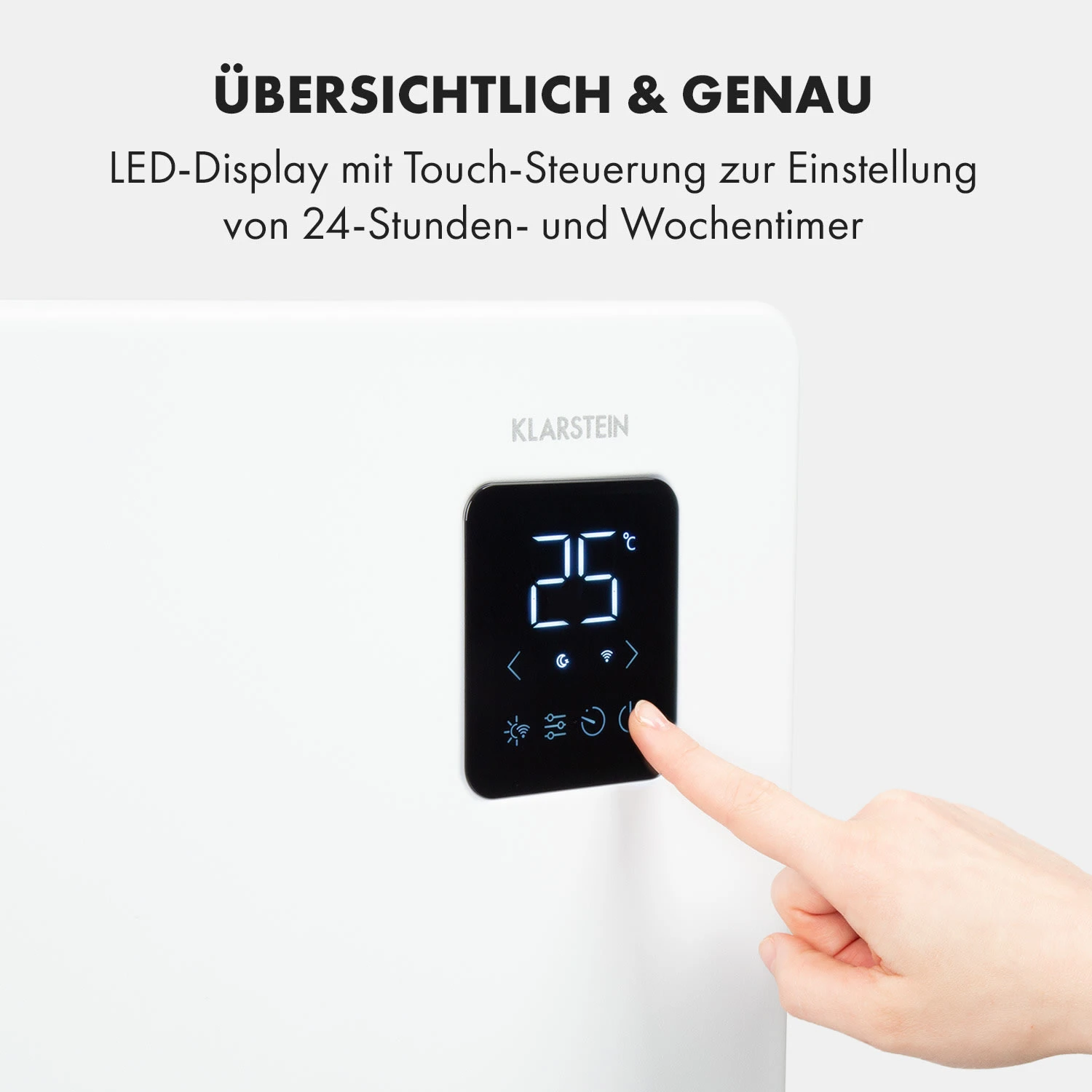 Bansin Smart 2500 Konvektionsheizgerät 2500W App-Steuerung 6 Bansin Smart 2500 Konvektionsheizgerät 2500W App-Steuerung – Bild 4
