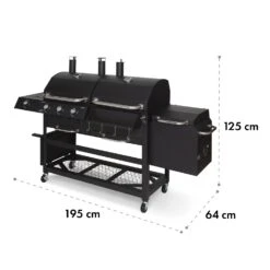 Kingsville Smoker Kombigrill Gas Kohle Smoker 13,5kW 3+1 Brenner -Haushaltsgerätegeschäft 10035409 yy 0011 logo