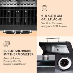 Valdosta 4.1 Gasgrill 4 X 2,8 KW + 2,5 KW Brenner Edelstahl Mobil -Haushaltsgerätegeschäft 10035415 de 0003 logo