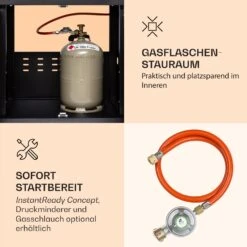 Valdosta 4.1 Gasgrill 4 X 2,8 KW + 2,5 KW Brenner Edelstahl Mobil -Haushaltsgerätegeschäft 10035415 de 0005 logo