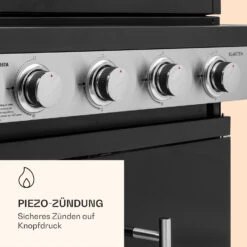 Valdosta 4.1 Gasgrill 4 X 2,8 KW + 2,5 KW Brenner Edelstahl Mobil -Haushaltsgerätegeschäft 10035415 de 0006 logo