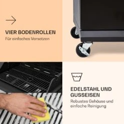 Valdosta 4.1 Gasgrill 4 X 2,8 KW + 2,5 KW Brenner Edelstahl Mobil -Haushaltsgerätegeschäft 10035415 de 0007 logo