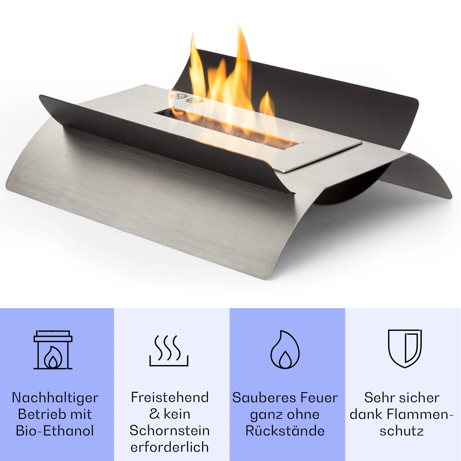 Phantasma Graca Ethanol-Kamin Rauch- & Geruchlos Bio-Ethanol 5 Phantasma Graca Ethanol-Kamin Rauch- & Geruchlos Bio-Ethanol – Bild 3