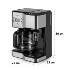 Caldetto Kaffeemaschine 1900W Heißwasserspender -Haushaltsgerätegeschäft 10035476 yy 0008 logo Klarstein Caldetto Kaffeemaschine schwarz