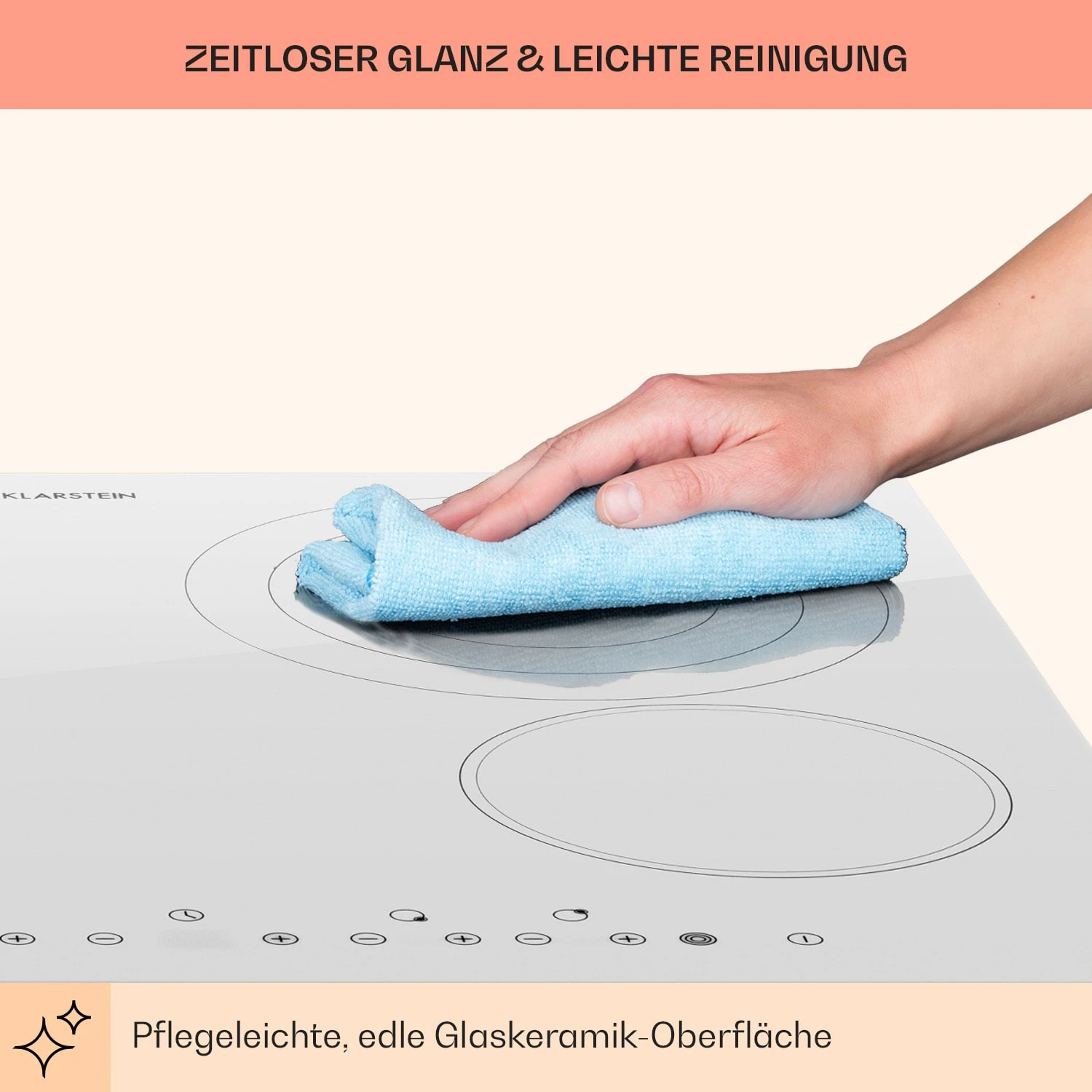 Virtuosa 4 Einbaukochfeld 4 Zonen 6500W Glaskeramik 10 Virtuosa 4 Einbaukochfeld 4 Zonen 6500W Glaskeramik – Bild 8