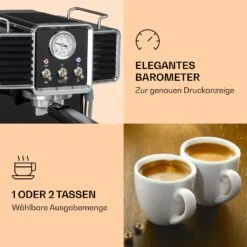 Gusto Classico Espressomaker 1350 Watt 20 Bar Druck 1,5 Liter -Haushaltsgerätegeschäft 10035564 de 0004 logo