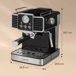 Gusto Classico Espressomaker 1350 Watt 20 Bar Druck 1,5 Liter -Haushaltsgerätegeschäft 10035564 yy 0008 logo