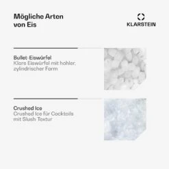 Icefestival Bullet Eiswürfelbereiter 400W 1,9l 20kg/24h -Haushaltsgerätegeschäft 10035578 de 0005 usp